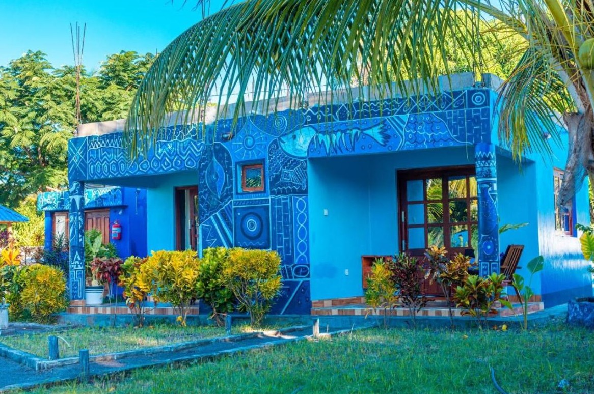 Cottage dipinto di blu presso Ayira Casa Azul, Vilankulo