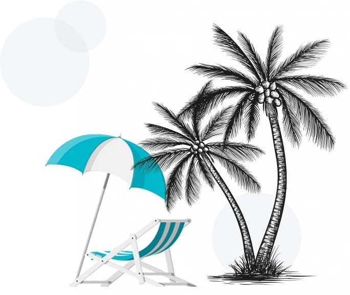 Casa Cabana Beach Resort beachfront, Vilanculos — photograph from the property's official website