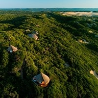 Dunes de Dovela Eco Lodge, Zavora — photograph from the property's official website