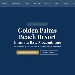 Golden Palms Beach Resort, Guinjata — photograph supplied by the property