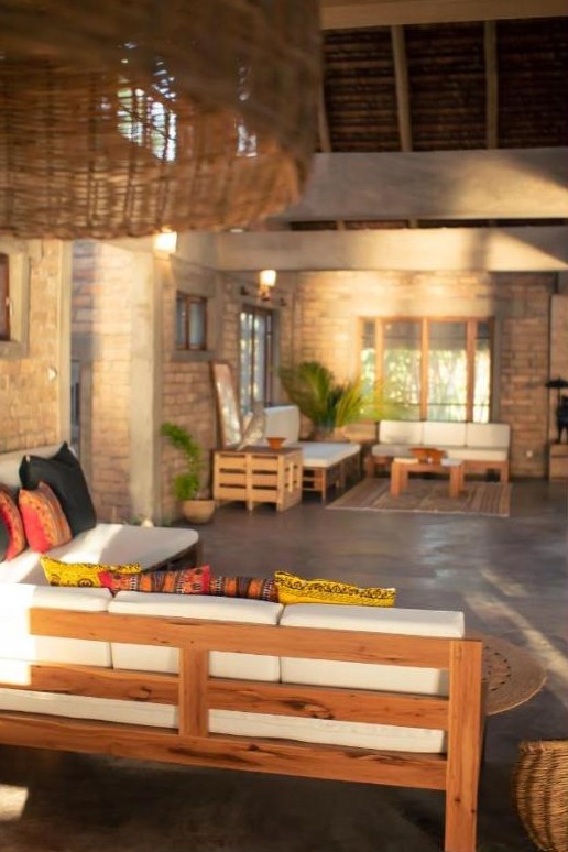 Гостиная в Inhambane Bay View Home