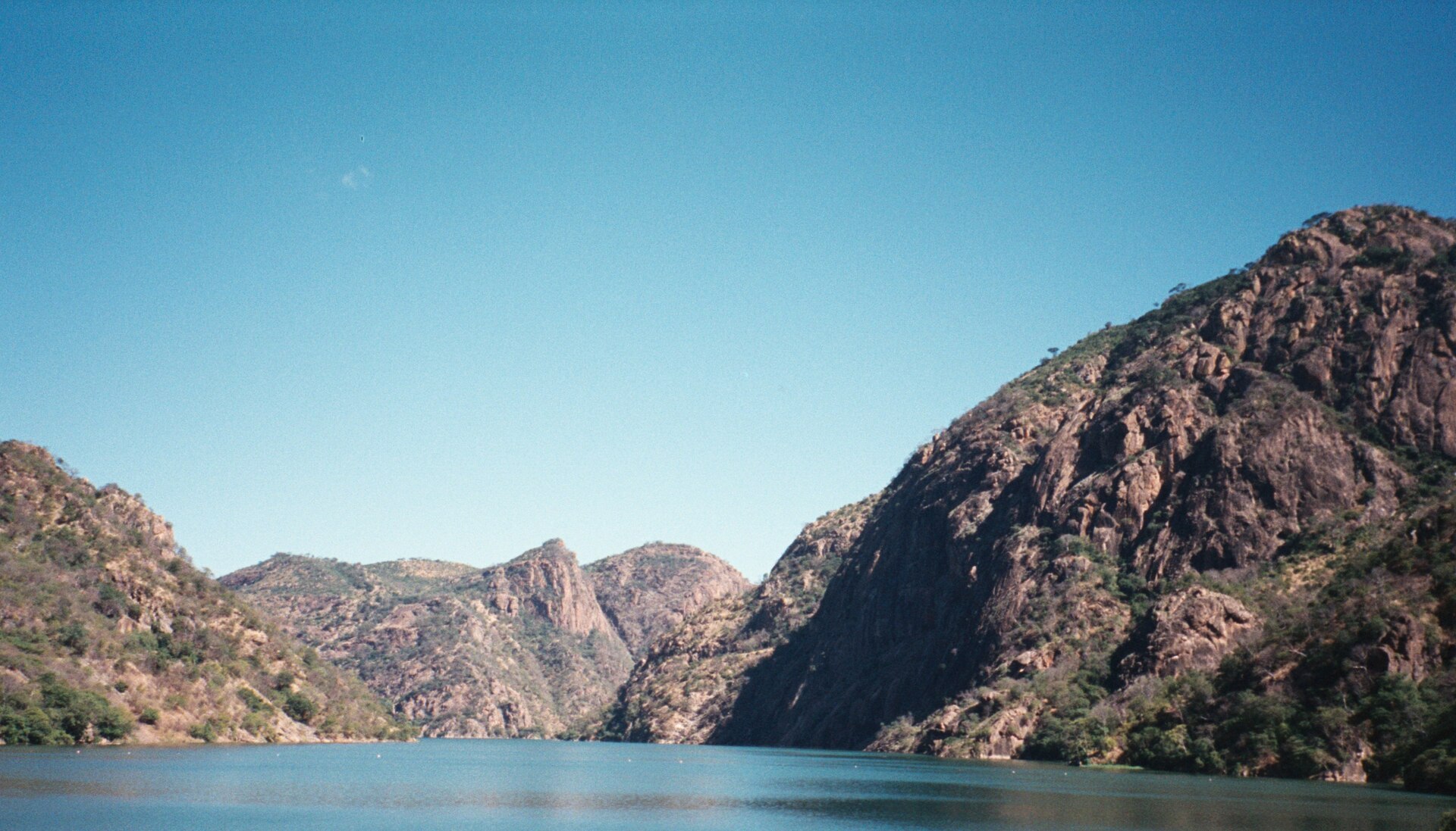The Cahora Bassa dam on the Zambezi River in Tete province