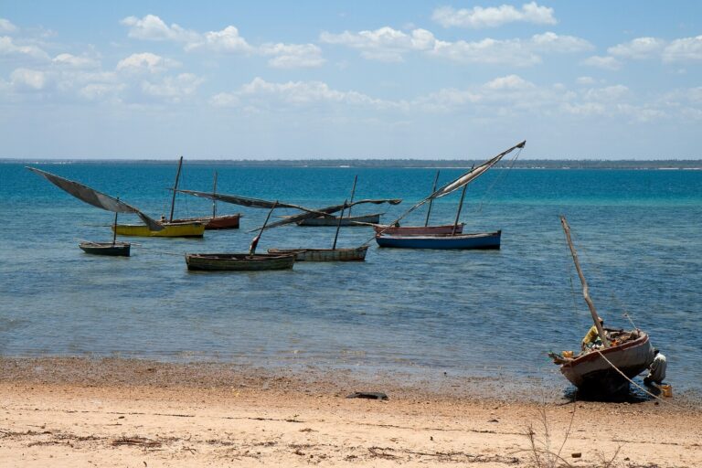 Boats off the Island of Mozambique (Ilha de Moçambique)