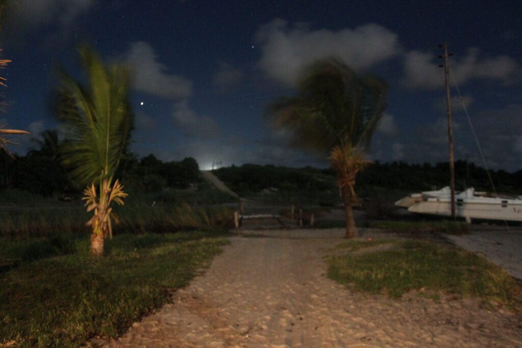 View over Vilankulo on the Mozambique coast