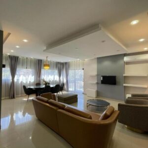 Sala de estar de um apartamento no Veromar Apart Hotel, Beira