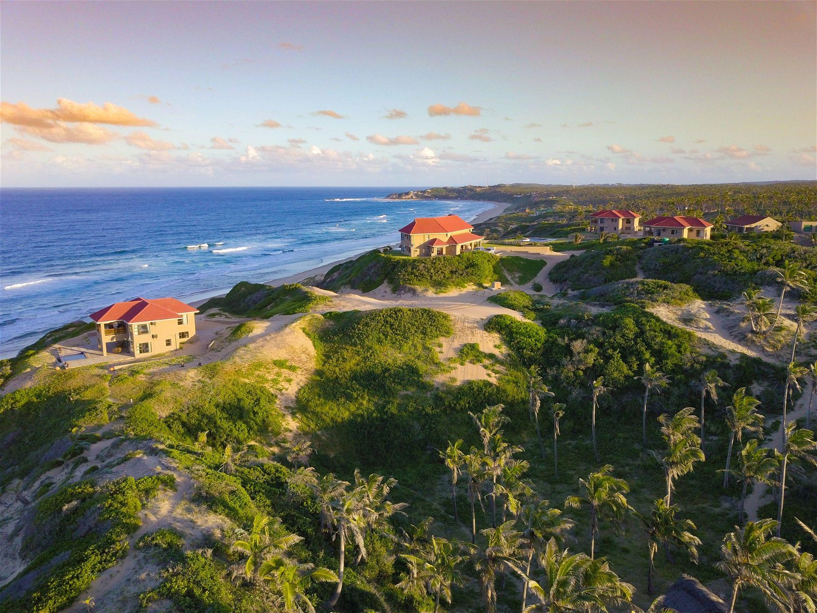 Villa Castellos, Guinjata Bay — photograph from the property's official website
